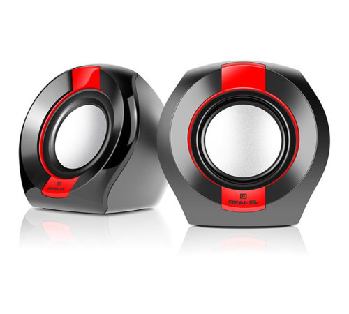 Акустична система REAL-EL S-50 Black/Red