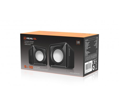 Акустична система REAL-EL S-10 Black Акустична система REAL-EL S-10 Black