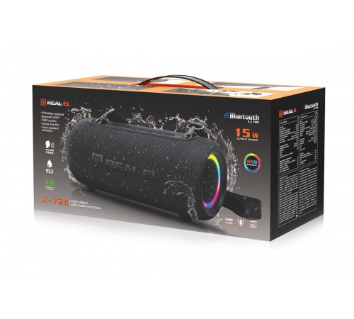 Акустична система REAL-EL X-725 Black
