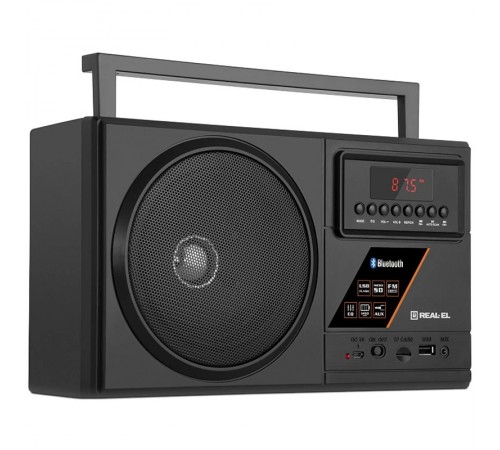 Радіоприймач REAL-EL X-700 Black