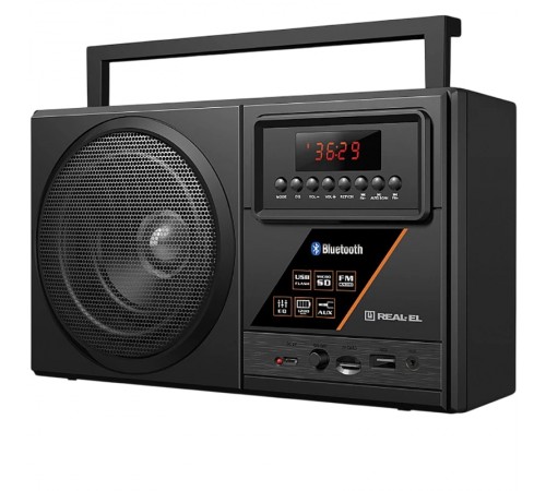 Радіоприймач REAL-EL X-700 Black