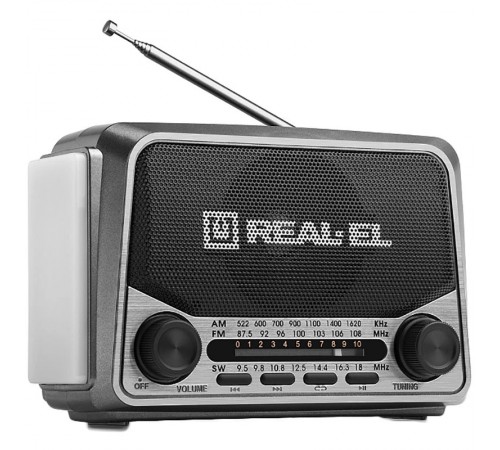 Радіоприймач REAL-EL X-525 Grey Радіоприймач REAL-EL X-525 Grey