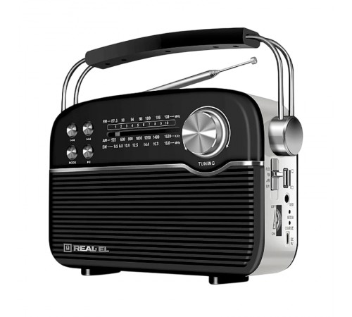 Радіоприймач REAL-EL X-545 Black