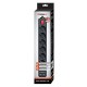 Фільтр живлення REAL-EL RS-6 Protect USB 5 м Black