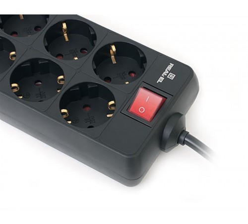 Фільтр живлення REAL-EL RS-8 Protect 1.8 м Black