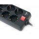 Фільтр живлення REAL-EL RS-8 Protect 1.8 м Black