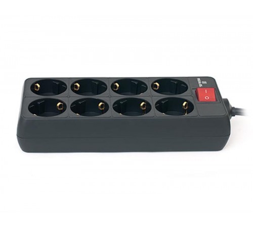 Фільтр живлення REAL-EL RS-8 Protect 1.8 м Black
