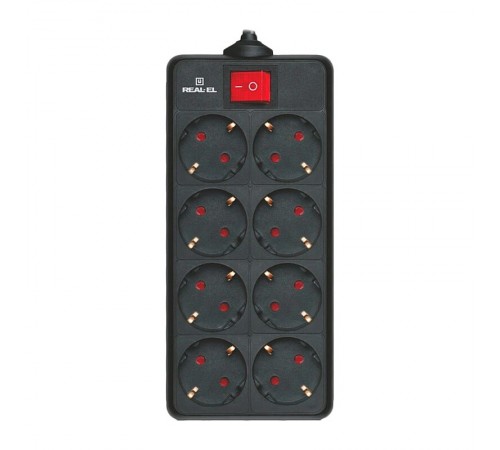 Фільтр живлення REAL-EL RS-8 Protect 5м Black (EL122300024) Фільтр живлення REAL-EL RS-8 Protect 5м Black (EL122300024)