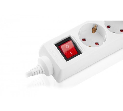 Фільтр живлення REAL-EL RS-Protect M 3м White (EL122300027) Фільтр живлення REAL-EL RS-Protect M 3м White (EL122300027)
