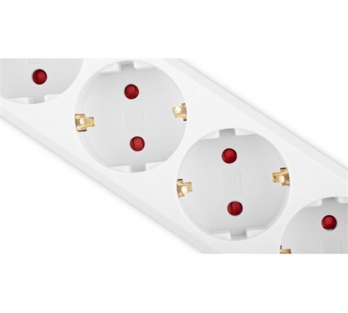 Фільтр живлення REAL-EL RS-6 Protect M 1.8м White (EL122300031) Фільтр живлення REAL-EL RS-6 Protect M 1.8м White (EL122300031)