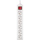 Фільтр живлення REAL-EL RS-6 Protect M 3м White (EL122300033)