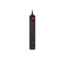Фільтр живлення REAL-EL RS-6 Protect M 3м Black (EL122300034)