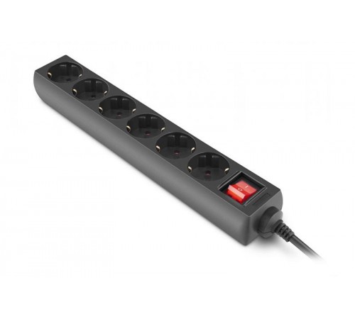 Фільтр живлення REAL-EL RS-6 Protect M 3м Black (EL122300034) Фільтр живлення REAL-EL RS-6 Protect M 3м Black (EL122300034)