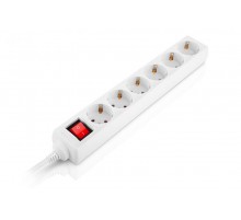 Фільтр живлення REAL-EL RS-6 Protect M 5м White (EL122300035)