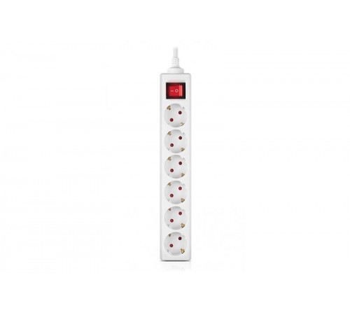 Фільтр живлення REAL-EL RS-6 Protect M 5м White (EL122300035) Фільтр живлення REAL-EL RS-6 Protect M 5м White (EL122300035)