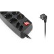 Фільтр живлення REAL-EL RS-10 Protect 3 м Black