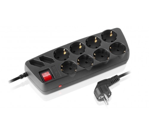 Фільтр живлення REAL-EL RS-10 Protect 3 м Black