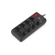 Фільтр живлення REAL-EL RS-Protect 805 3м Black (EL122300043)