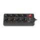 Фільтр живлення REAL-EL RS-Protect 805 3м Black (EL122300043)