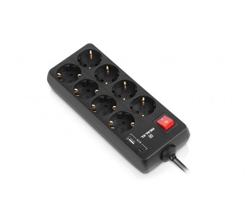 Фільтр живлення REAL-EL RS-Protect 805 3м Black (EL122300043) Фільтр живлення REAL-EL RS-Protect 805 3м Black (EL122300043)