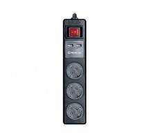 Фільтр живлення REAL-EL RS-3 USB Charge