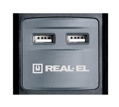 Фільтр живлення REAL-EL RS-3 USB Charge