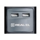 Фільтр живлення REAL-EL RS-3 USB Charge