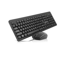 Комплект (клавіатура, миша) REAL-EL Standard 504 Kit Black (EL123100037)