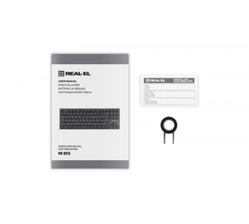 Клавіатура REAL-EL M 05 Grey USB