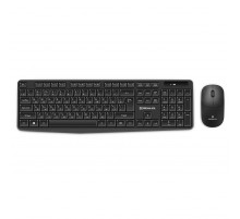 Комплект (клавіатура, миша) бездротовий REAL-EL Kit 551W Black