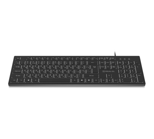 Клавіатура REAL-EL RK-7050 Black