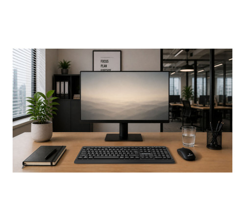 Клавіатура бездротова REAL-EL RK-760W Black