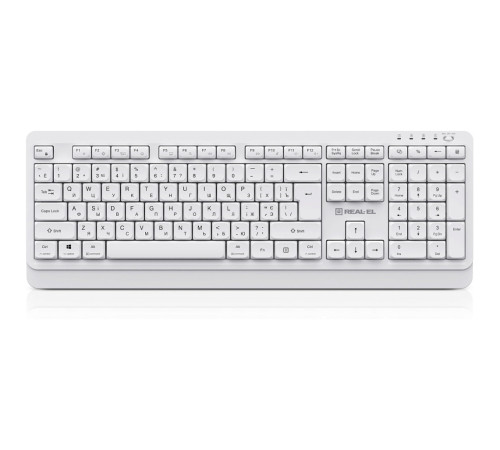 Клавіатура бездротова REAL-EL RK-761W White