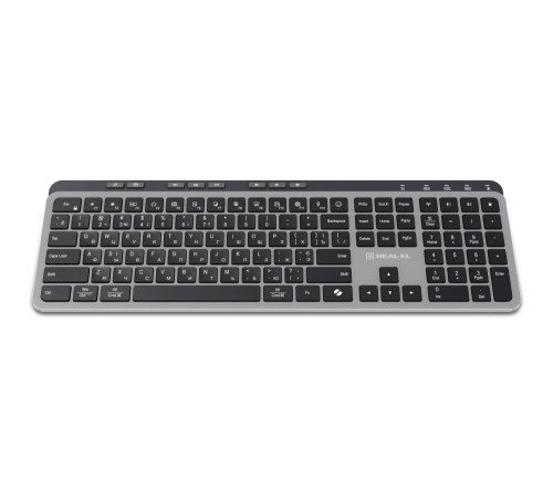 Клавіатура бездротова REAL-EL RK-737W Black/Grey