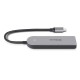 USB-хаб REAL-EL CQ-415 USB Type-C 4-в-1