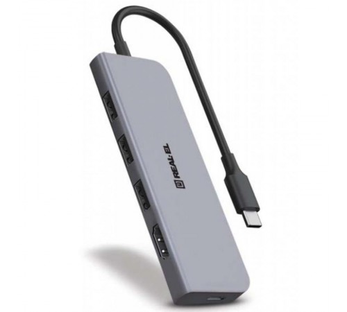 USB-хаб REAL-EL CQ-700 4 ports