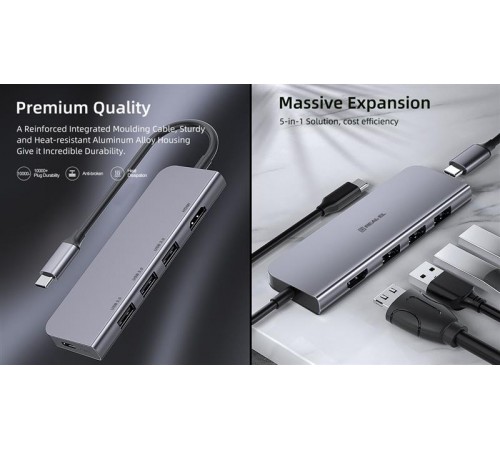 USB-хаб REAL-EL CQ-700 4 ports