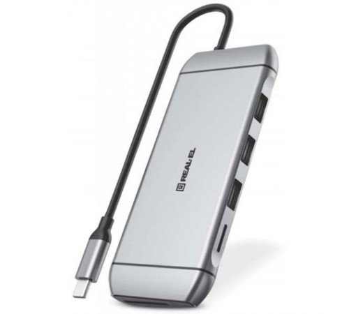 USB-хаб REAL-EL CQ-900 3 ports