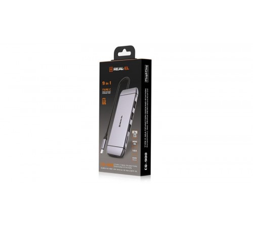 USB-хаб REAL-EL CQ-900 3 ports