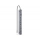 USB-хаб REAL-EL CQ-1000 USB3.0х3/USB-C/HDMI/VGA/RJ45/SD/TF/3.5 mm audio, 0.4m, Space Grey