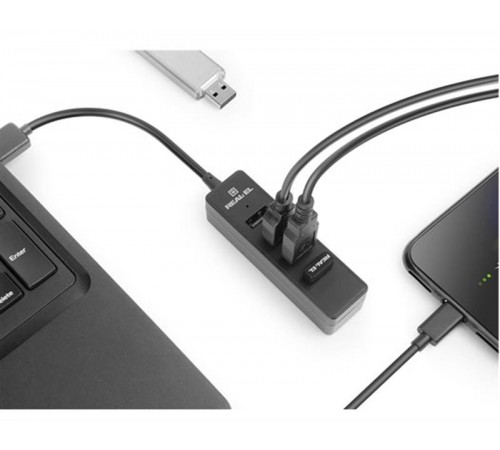 USB-хаб REAL-EL HQ-154 4 ports