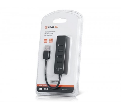 USB-хаб REAL-EL HQ-154 4 ports