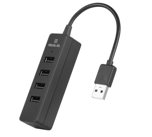 USB-хаб REAL-EL HQ-154 4 ports