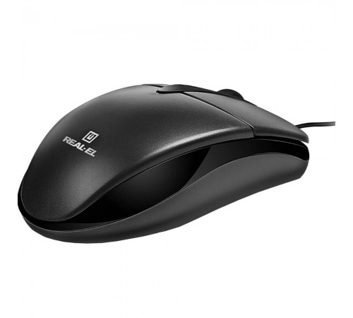Миша REAL-EL RM-211 Black USB