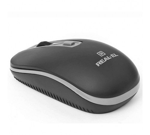 Миша бездротова REAL-EL RM-303 Black/Grey