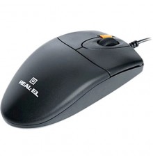 Миша REAL-EL RM-220 Black (EL123200026)