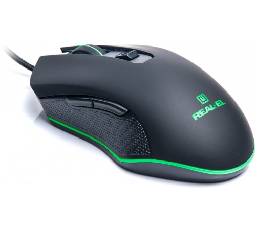 Миша REAL-EL RM-550 Black (EL123200027)