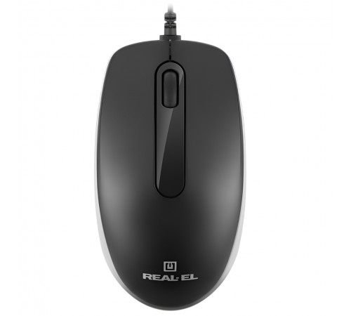 Миша REAL-EL RM-217 Black (EL123200038)