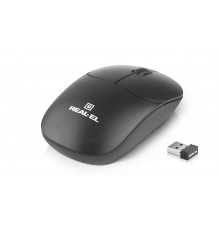Миша бездротова REAL-EL RM-313 W Black