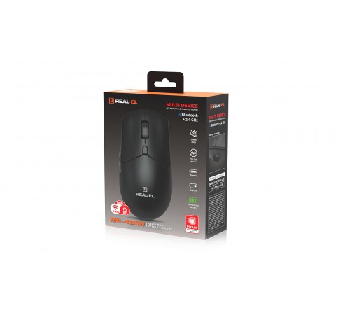 Миша бездротова REAL-EL RM-460W Black